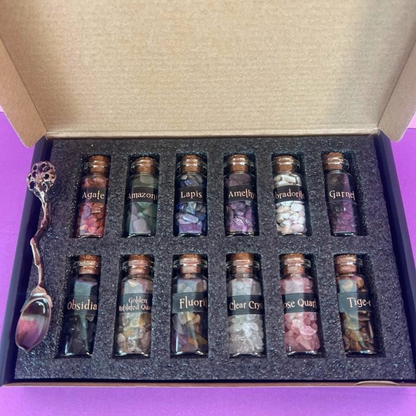 Colección de 12 Mini Cristales